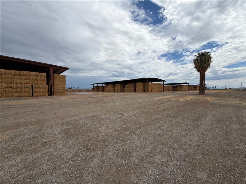 Alfafa storage at Hayday Farms